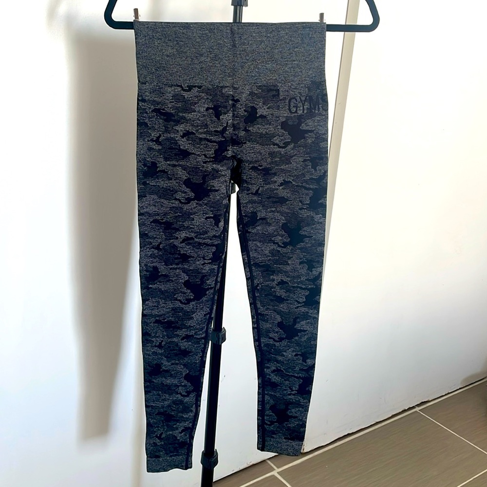 Gymshark black camo leggings
